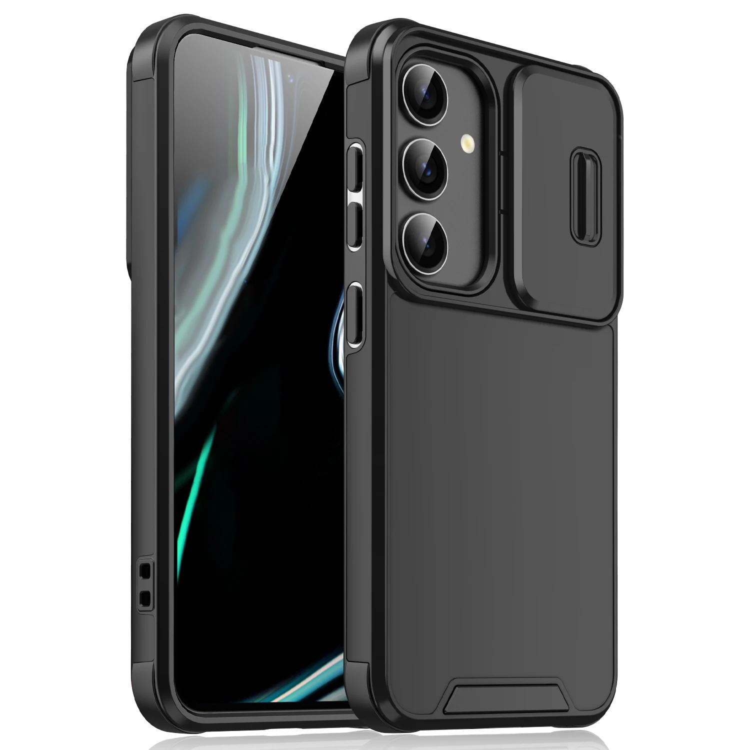 

Чехол для телефона с выдвижной камерой для Samsung Galaxy S25 S24 S23 S22 Ultra Plus S23 FE S21 FE S25Ultra S24Ultra 5G, силиконовый чехол For Galaxy S21 FE