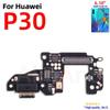 Aiinant USB Charger Dock Mic Connector Port Charging Board Flex Cable For Huawei P20 P30 Lite Plus Pro 2017 2018 Phone Parts