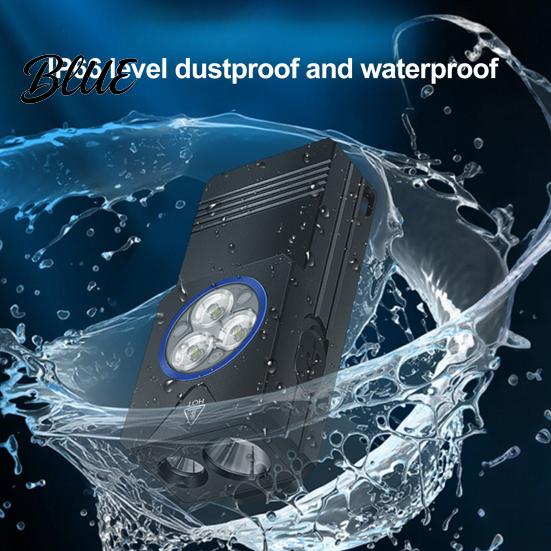 Clip-on Light with Battery Indicator Keychain Flashlight Mini Torch Rechargeable Work Emergency for Walking Camping Fishing Hiking Gear Small Lamp