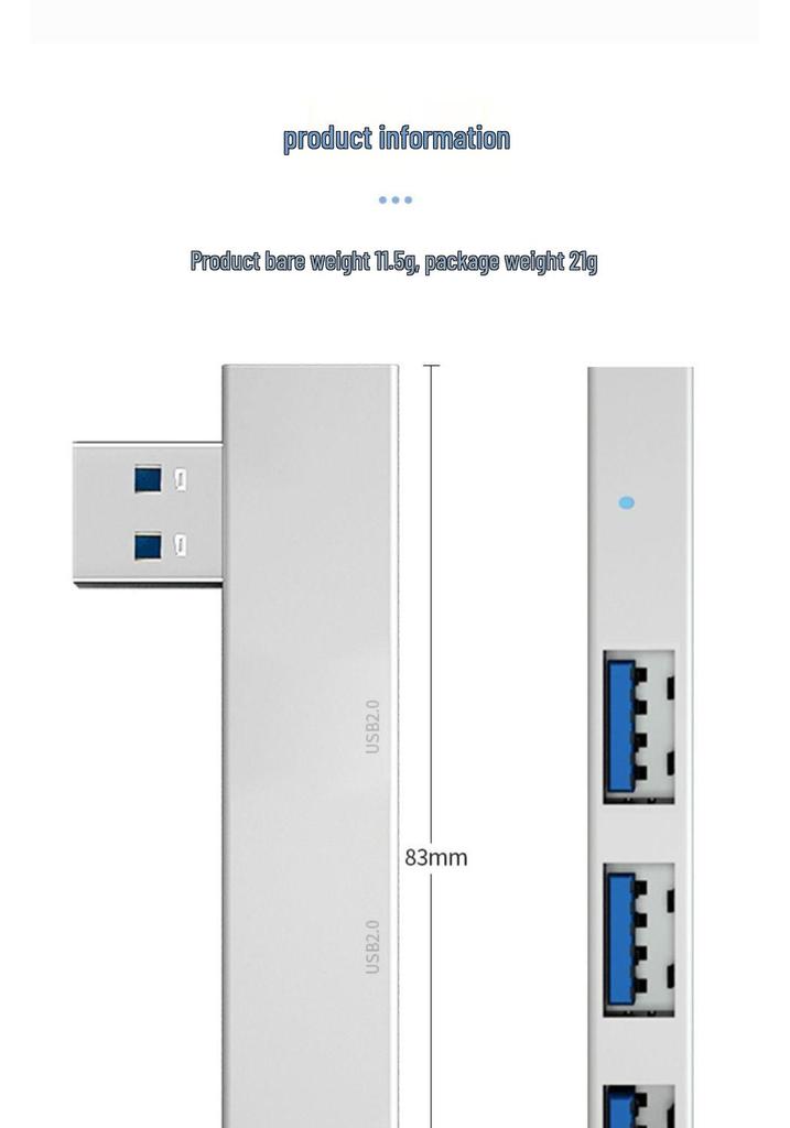 Universal USB-C Wireless Direct Plug-In Hub and Converter with USB 3.0