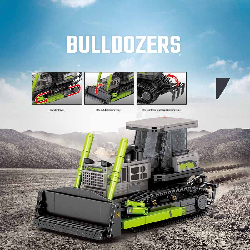 SEMBO Konstrukcje Pojazdy Inżynieryjne Zestawy Klocków MOC Modele Koparki Dźwigu Betoniarki Zabawki dla Dzieci Prezenty dla Chłopców