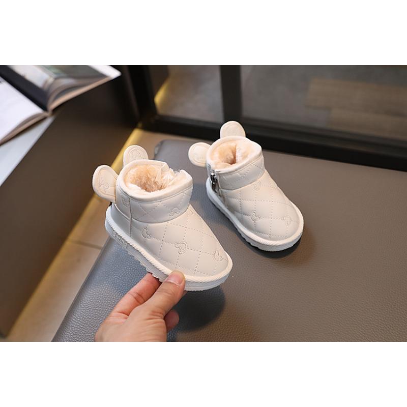 

Baby Snow Boots with Fleece Lining, Baby Toddler Walking Shoes, Baby Shoes 17 бежевый