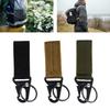 Taktischer Schlüsselhalter Gürtelclip Hängende Karabinerhaken Nylon Gurtband Schnalle Riemenclip für Molle-Gürtel Rucksack Tasche