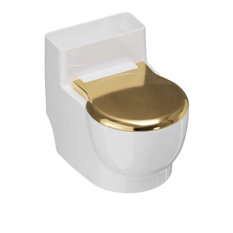 Creative Funny Commode Design Toilet Ashtray with Lid - Wall-Mounted Bathroom Cigarette Ashtray For Home Office