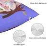 Vshojo Ironmouse Anime Cute Vtuber Square Pillowcase Cushion Cover Pillow Case Throw Pillow Cover for Home Sofa Living Room