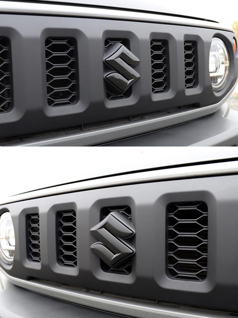 New Suzuki Jimny Grille S Mark JB64 Jimny Sierra JB74 Jimny Nomad JC74 Emblem Cover Genuine Emblem (Matte Black)