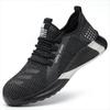 Men's Breathable Steel Toe Safety Shoes