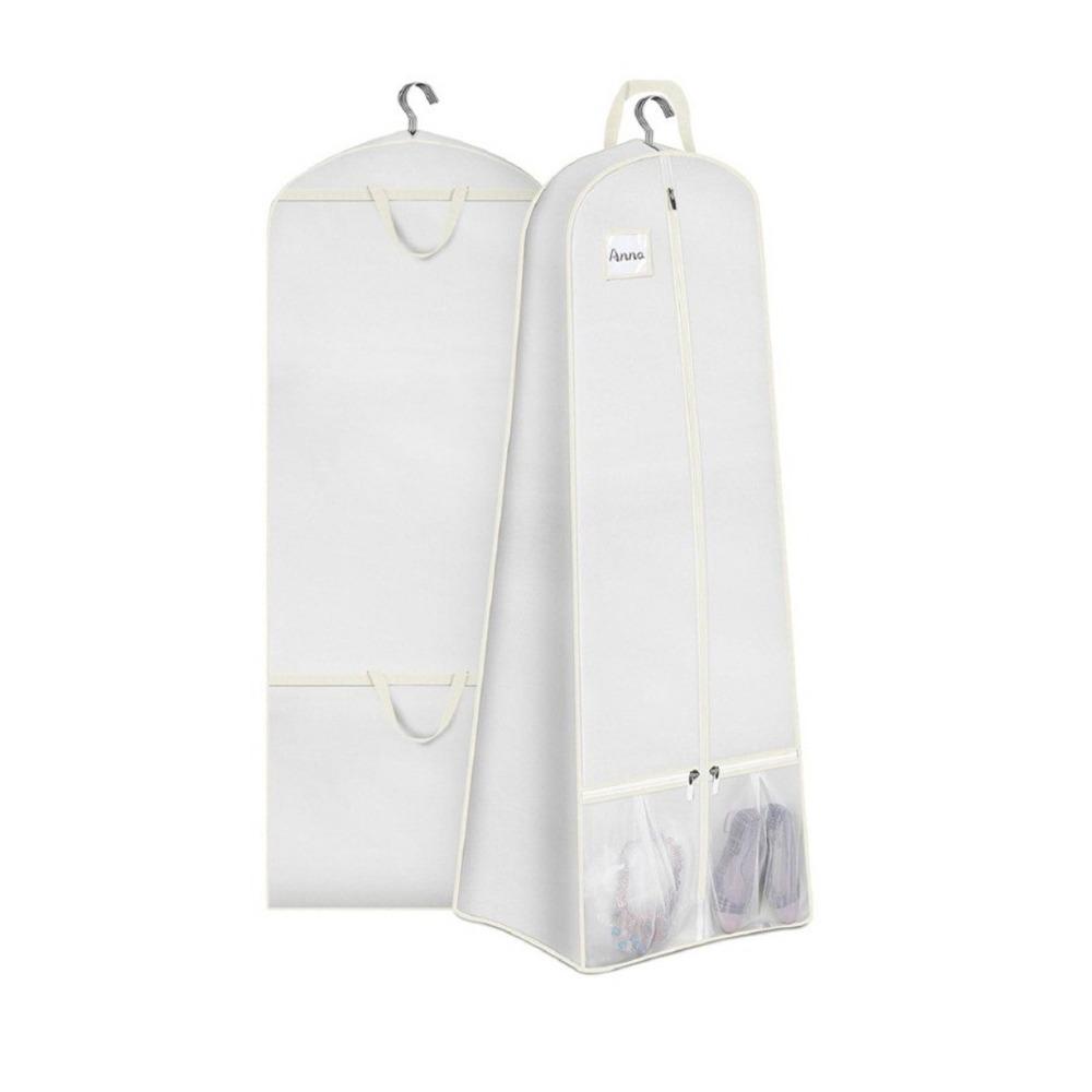 Non-Woven Fabric Wedding Dress Garment Bag Folding Wedding Dress Cover Travel Garment Bag Prom