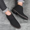 Fashion Men Classic Ankle Suede Leather Chelsea Chukka Boots for Man Ankle Casual British Style Short Boot High-Top Shoes Winter