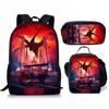 Stranger Things 4-Piece Set: Student Backpack, Shoulder Bag, and Pencil Case CLE