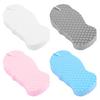 4Pcs 3D Ultra Soft Exfoliating Body Scrubber Fish Scale Pattern Bath Sponge with Lanyard Design Shower Sponge