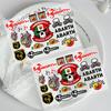 Abarth Aufkleber, Wasserdichte Vinyl-Sticker für Auto Motorrad Laptop Wand, Auto Außen Tuning Deko Zubehör
