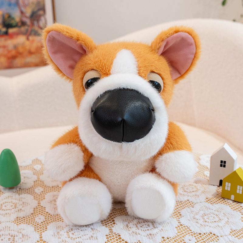 

Cute Husky Plush Toy With Pp Cotton Filling For Kids And Collectors Corgi,15cm