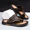 Flip-flops Sandals Summer Men's High-quality Soft-sole Non-slip Casual Slippers Beach Shoes Dual-use Sports Slippers