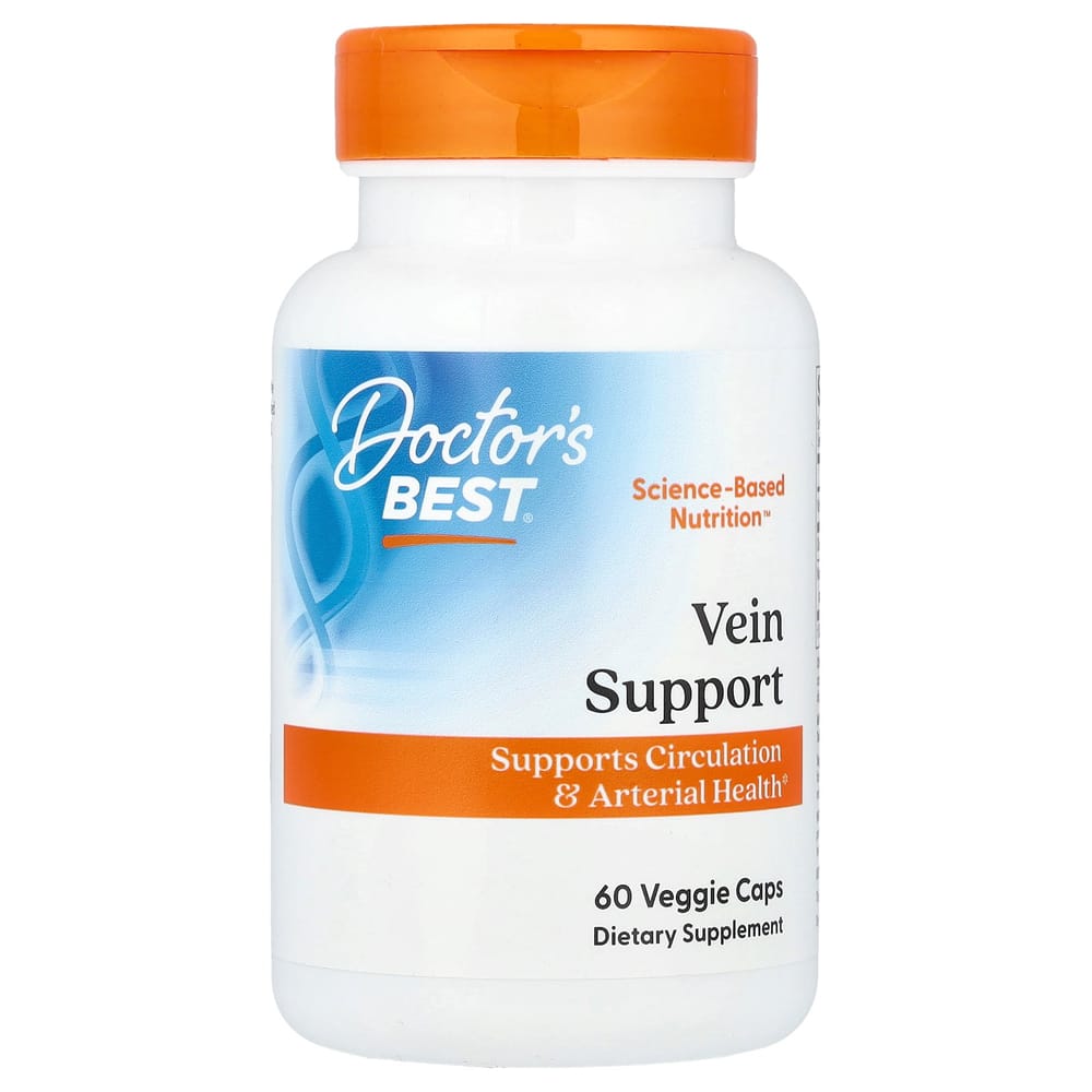 Doctor's Best DiosVein® & MenaQ7® Featuring Veggie Capsules, 60 Count