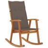 Day and Night - Day and Night Rocking Chair with Solid Acacia Wood Cushions