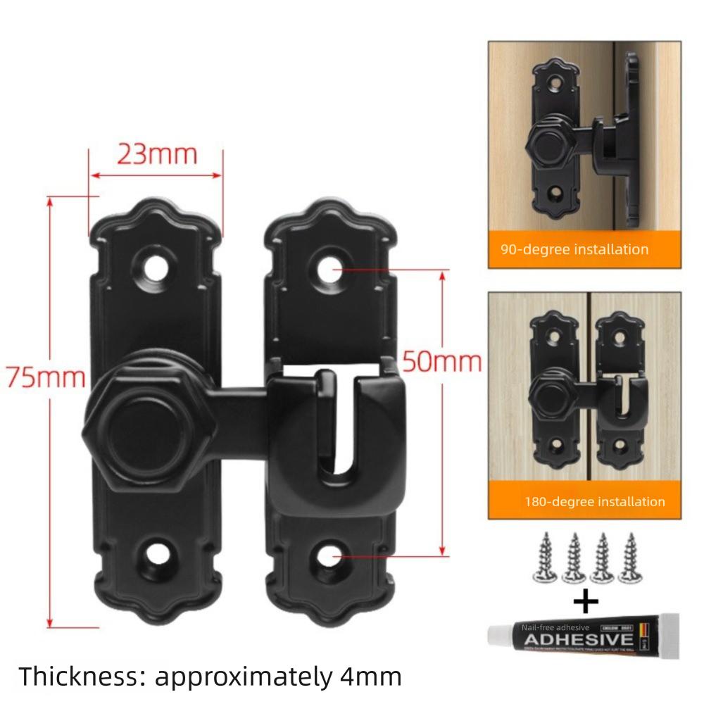 Robuster Türriegel Diebstahlsichere Schrankschlösser Tragbarer Sicherheitsverschluss Schrank