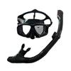 Prescription-Ready Tempered Glass Scuba Mask & Full Dry Snorkel Set for Adults