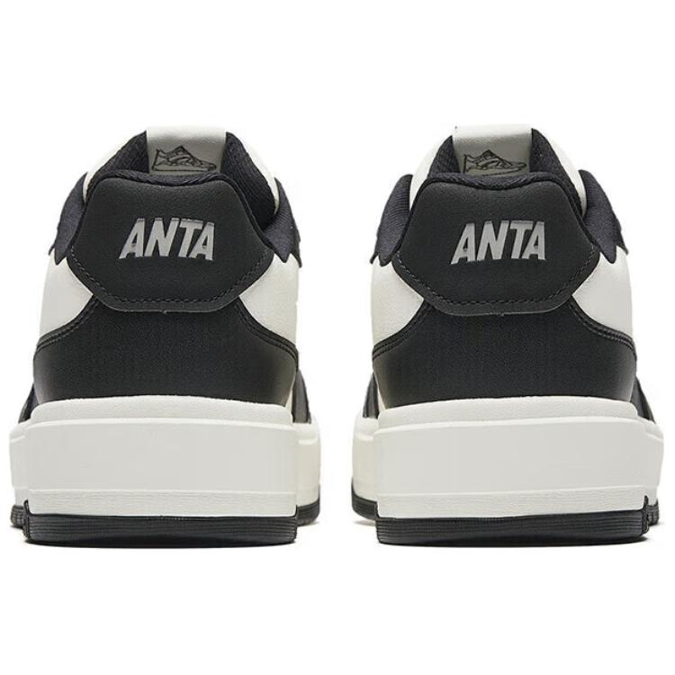 Anta 982 Moon Shadow Comfortable Versatile Non-Slip Wear-Resistant Low-Top Skate Shoes Men sneaker Black White 112518060-3