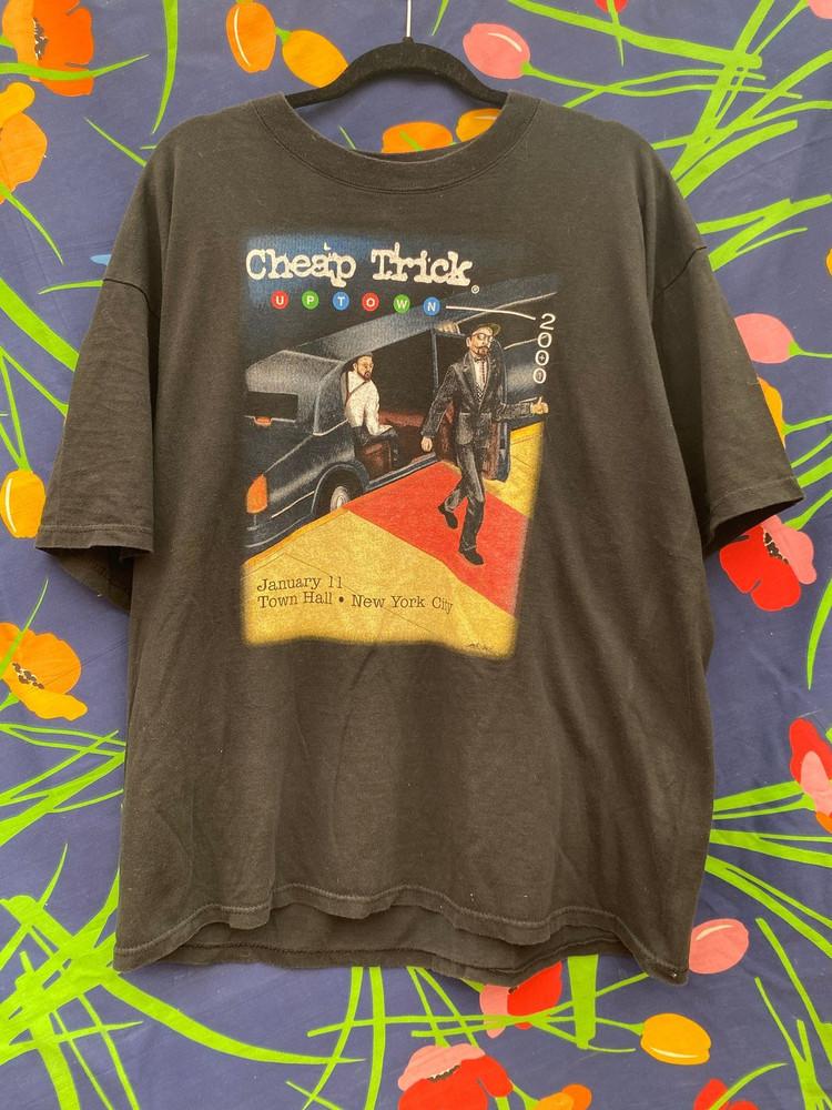 Vintage 2000s Cheap Trick Band Tee Shirt from Y2k Band Crew Member PA7528 Unisex T-Shirt XL