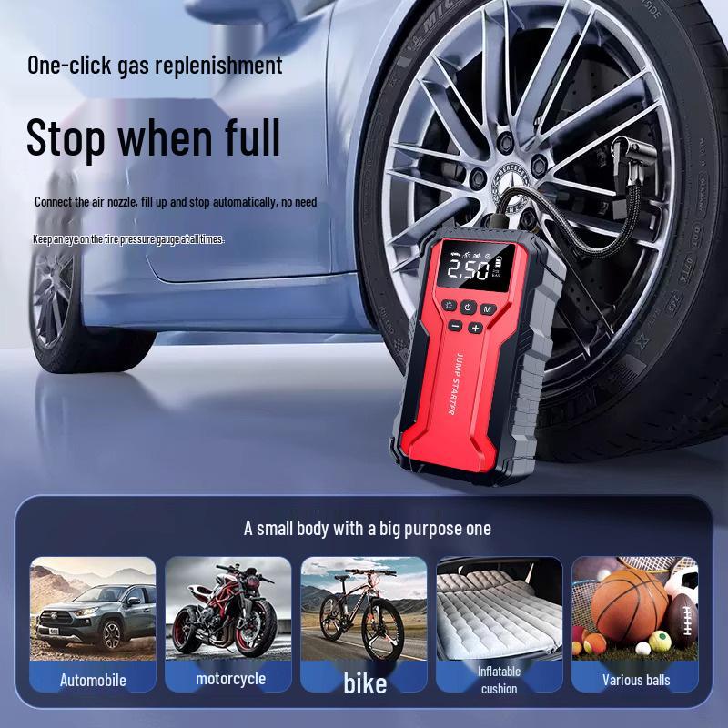 12V All-in-One Car Jump Starter & Inflator Power Bank