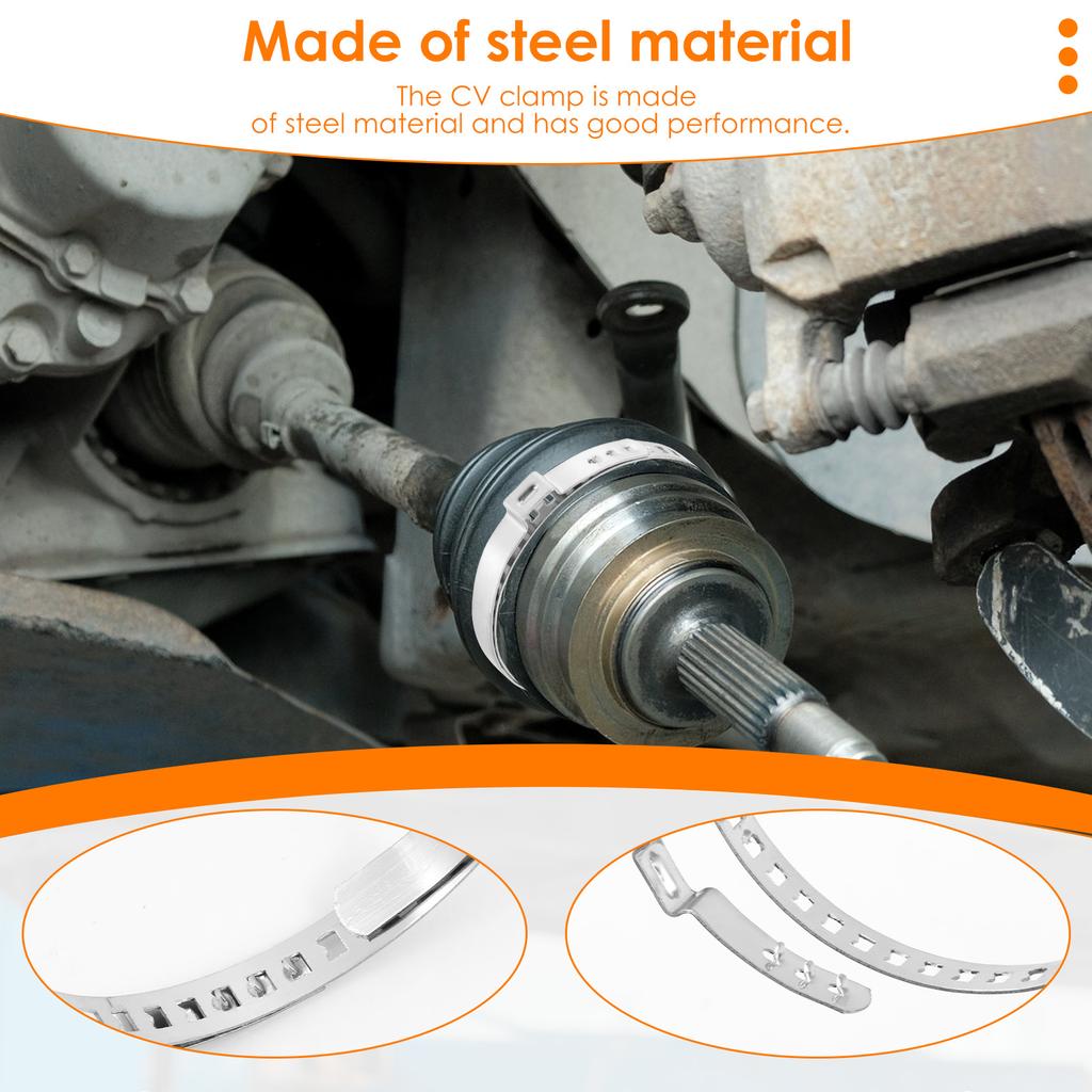 21Pcs Carbon Steel Hose Clamp Pliers CV Boot Clamp Pliers Tool With 20 Clip for Automotive Repair and Maintenance Clamp Pliers