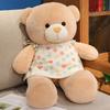 Doll Bear Plush With Love Heart Printed Dress Decoration For Bedroom Decoration