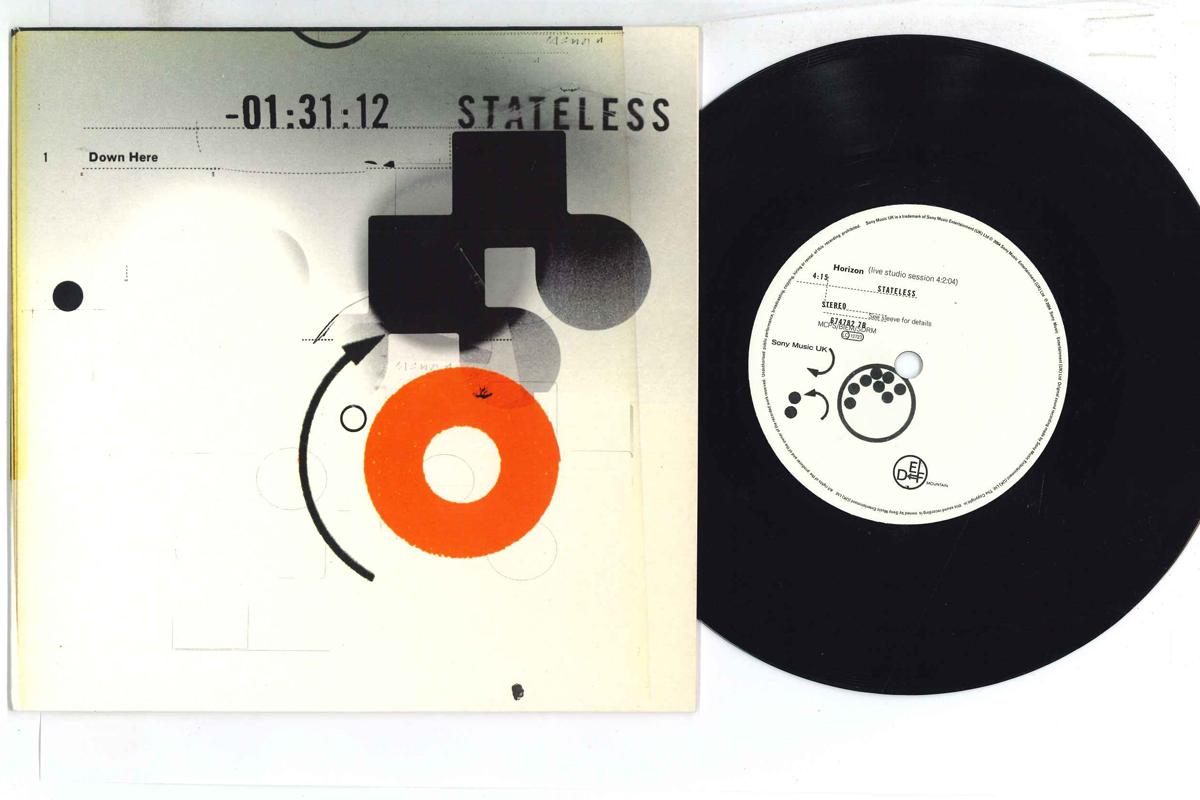 

7inch Record STATELESS - Down Here / Horizon 6747827 SONY MUSIC 2004 UK Rock Used