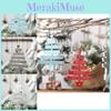 Elegant Wooden Christmas Tree Hanging Decoration In Classic White Perfect For Holiday Display