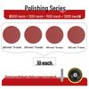 4-Inch Self-Adhesive Flocking Sandpaper Discs for Electric Drill & Angle Grinder – 100mm Polishing & Woodworking Tool.