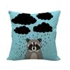 Creative Cartoon Illustration Star Map Digital Printing Short Plush Pillow Covers For Car Sofa Office Cushion Cover Home Goods