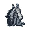Horse Head Iron On Patches Animal Repair Patches Ponies Sewing On Applique Patches for Clothing Jeans Hat Backpacks