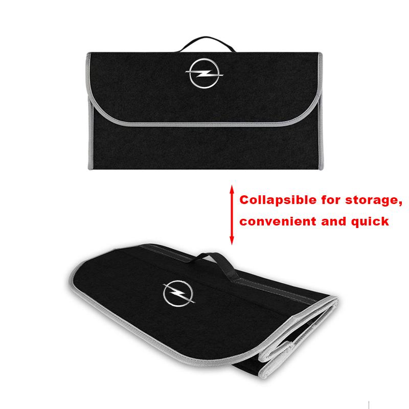 Auto Kofferraum Robuste Organizer Tasche Faltbares Fach für Opel Astra j Insignia Astra g Corsa Zafira b Mokka Vivaro Meriva