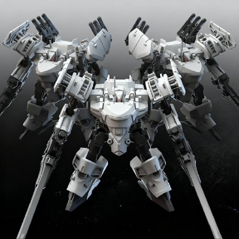 Chiefland 3Min Windmark Squad Action Figurine Plastic Model Kit Build Your Own Squad Multiple Combinations Collectible Boy Present