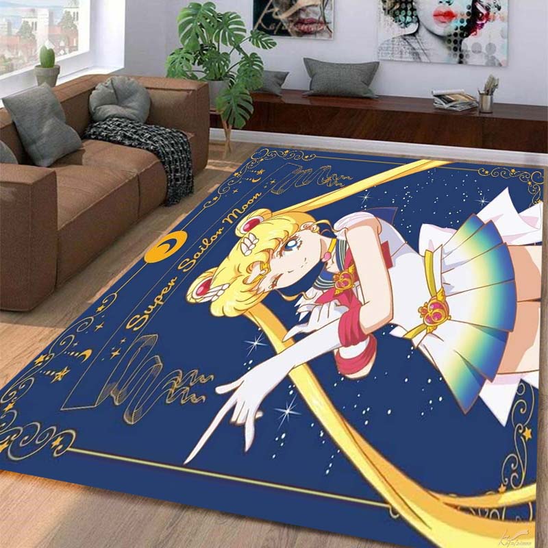 Carpet multi-size Beautiful girl,Sailor Moon ,Carpet for Living Room Bedroom Kid's Room Home Decor Area Rug Non-slip Mat Sofa Mat
