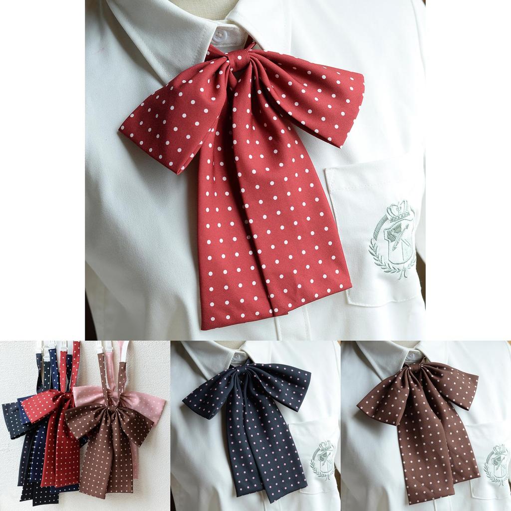 Kids Fashion Collared Brooch With Polka Dot Design For Casual School Wear And Youth