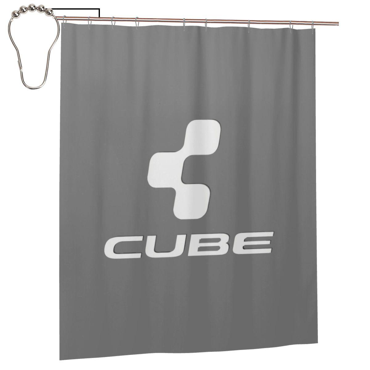 

Cube Cycling Mtb Mountain Bike Shower Curtain Bathroom Polyester Waterproof Bath Curtains With Hooks W60H190(CM)-1 Pcs