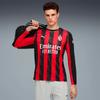 PUMA Ac Milan 25/26 Replica Home Long Sleeve T-shirt 100% Recycled Polyester