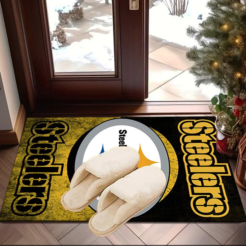 Pittsburgh Football  Area Rug for Office, Chair Rug, Decorative Carpet Livingroom Mat, Large Size Fan gifts Christmas gifts