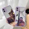 Japanese Anime Painted House scenery Phone Case For iPhone 16 15 Plus X XR XS Max 17 16 15 13 12 11 14 Pro Max Hard Matte Cover
