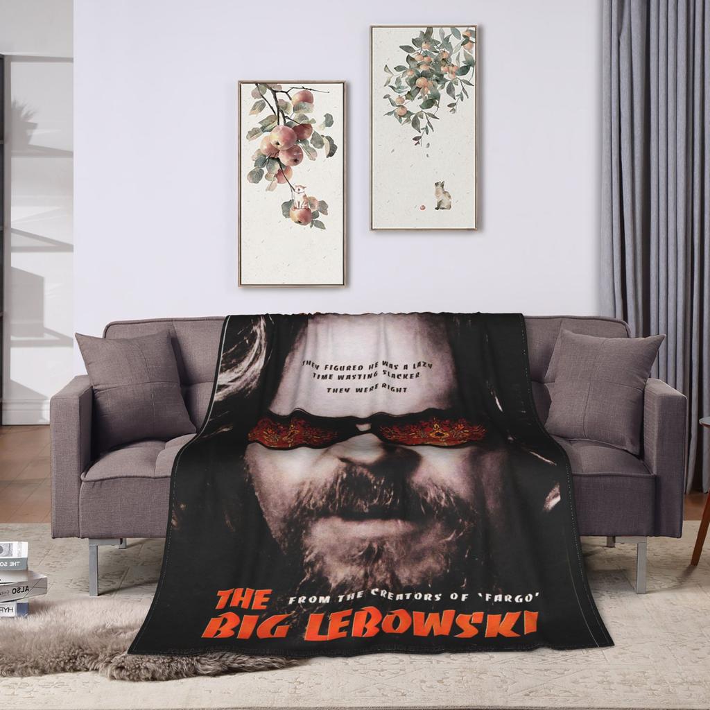 The Big Lebowski Filt Kvalitet Super Varm Sängkläder Plädar Vinter Picknick Heminredning Roligt Sängöverkast
