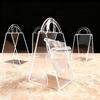 40 Pcs Transparent Wedding Hand Gift Box Wedding Luxury Acrylic Present Box Valentine's Day Gift Boxes Chocolate Flower Basket