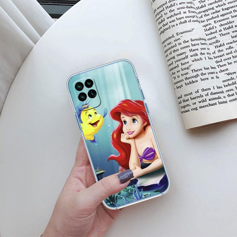 The Little Mermaid Transparent Phone Case for Motorola Moto Edge 20 30 40 50 S30 Fusion Ultra Pro Neo Lite