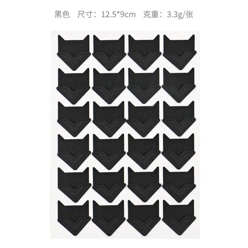

120 Pcs/Lot 5 Sheets Vintage Corner Kraft Paper Stickers for Photo Albums Decor DIY Retro Sticker Frame Decorations Scrapbooking