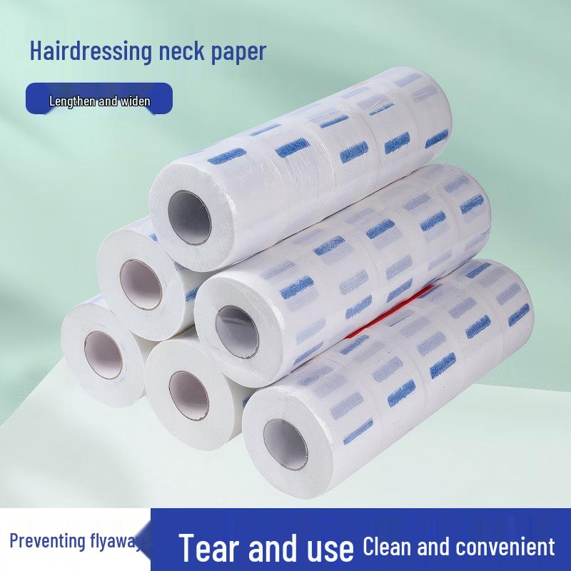 Jednorázový kadeřnický papír na krk pro stříhání vlasů