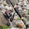 Spinning Fishing Rod and Fishing Reel Combos Portable Carbon Fiber Telescopic Fishing Pole