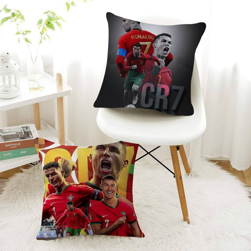 CR7 Cristiano R-Ronaldo-es Cushion Cover Pillow Cover Decor Pillowcase Printed Cushion Case For Couch