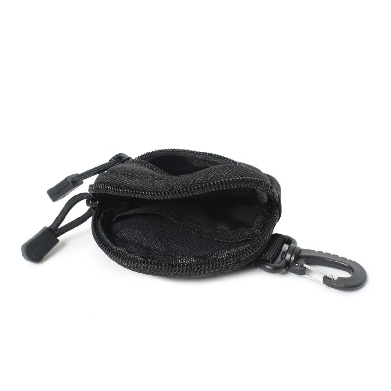 Round Zippers Multifunctional Storage Bag Organizers For Outdoor Featuring Quick Detach ABS Clip Abrasion Resistant Fabric