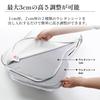 Showa Nishikawa Muatsu 3D Pillow, Approximately 60 x 37 cm, Special 3D Concave and Convex Structure, Odor-Resistant, Body Pressure Dispersion,