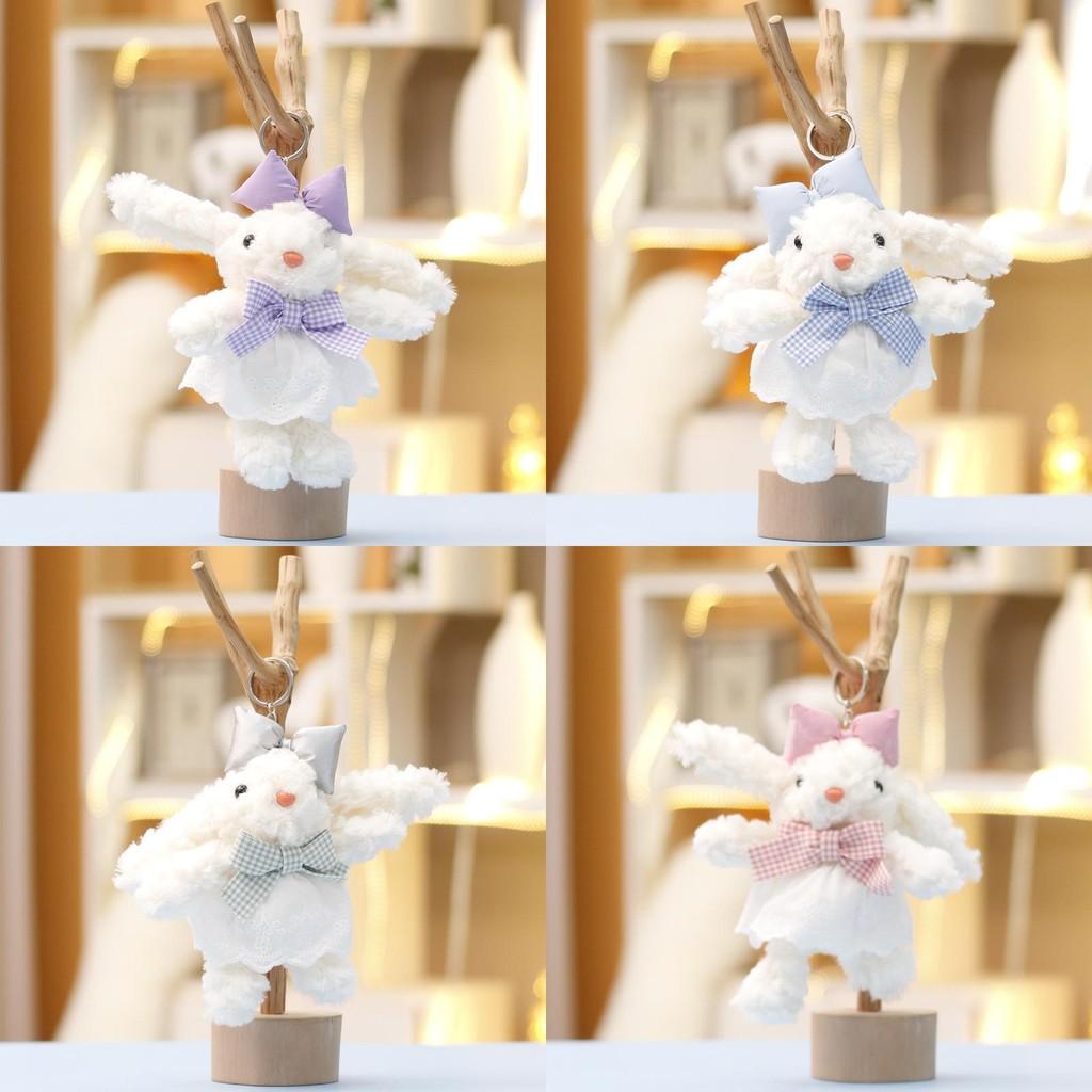 Cute Cartoon Bunny Plush Doll With Pp Cotton Filling For Bag Decor And Collectors